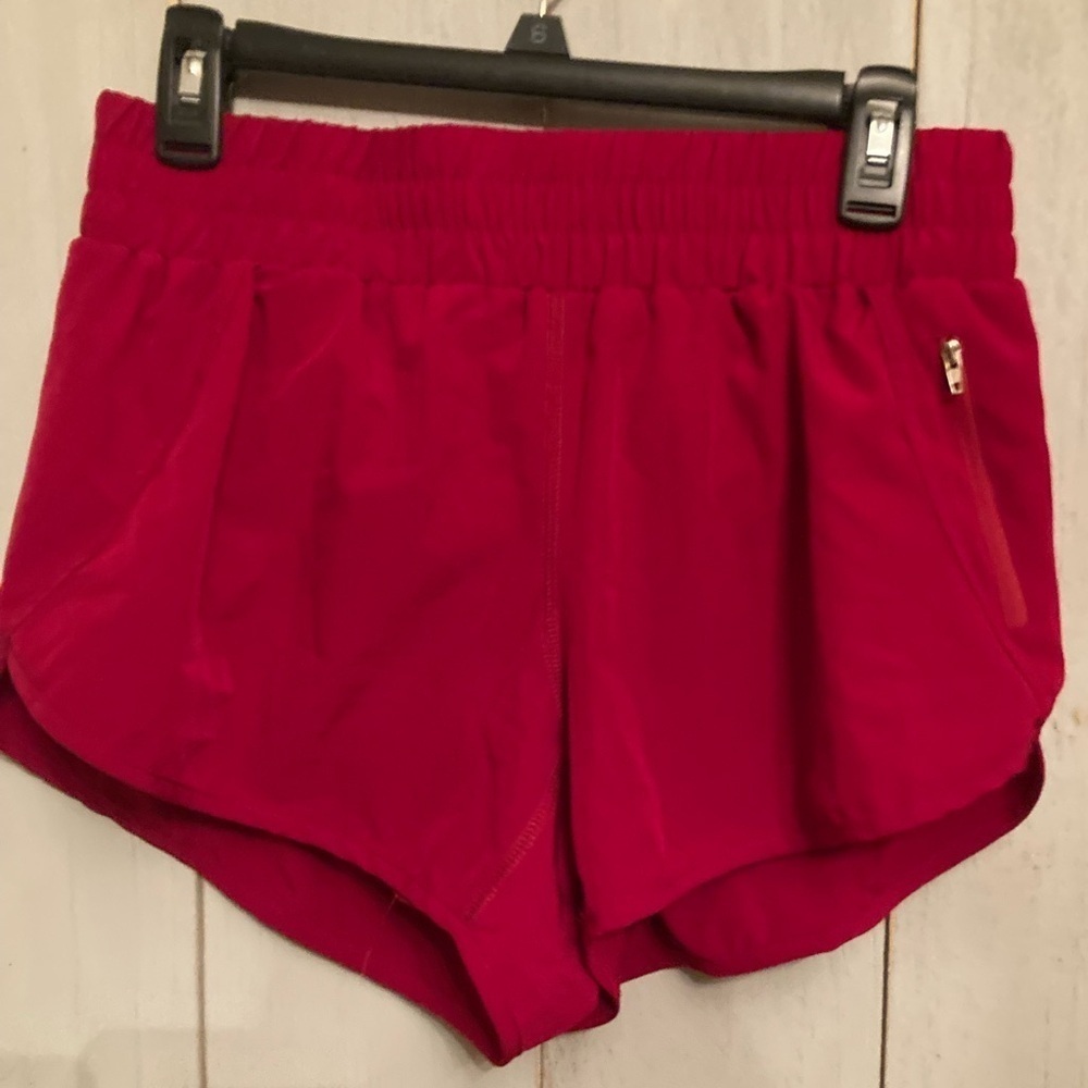 Altar’d State AS Revival Athletic Pull On Lined Shorts Lining raspberry Size L